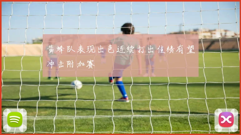 黄蜂队表现出色连续打出佳绩有望冲击附加赛